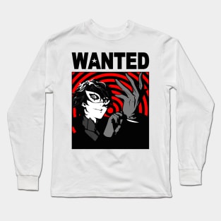 Wanted Joker (black) Long Sleeve T-Shirt